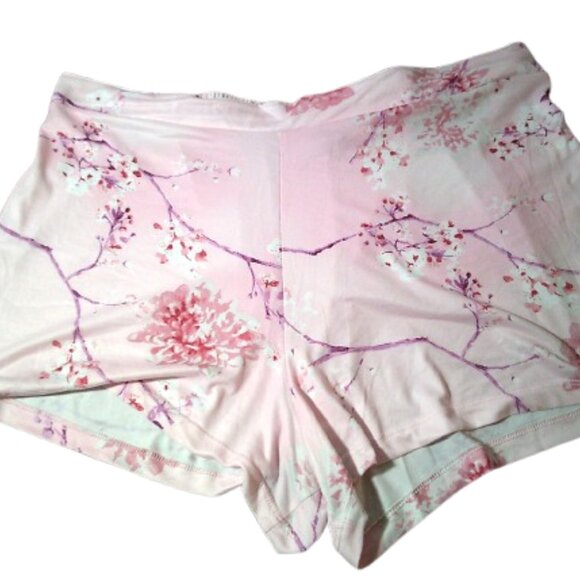 Jones New York Shorty  Pajama Set, Size XL/TG Pink Floral Short Pajamas Set - Picture 6 of 10